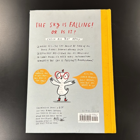 Chicken Little by Sam Wedelich - Hardcover Children’s Book - Picture 2 of 7